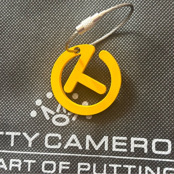 NWT SCOTTY CAMERON GALLERY Circle T Key Fob Yellow 🔥🔥🔥Golf